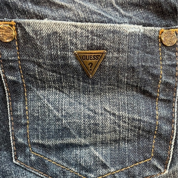 Vintage Guess Los Angeles 1981 Tomboy Roll-Up Denim Shorts - Picture 9 of 15